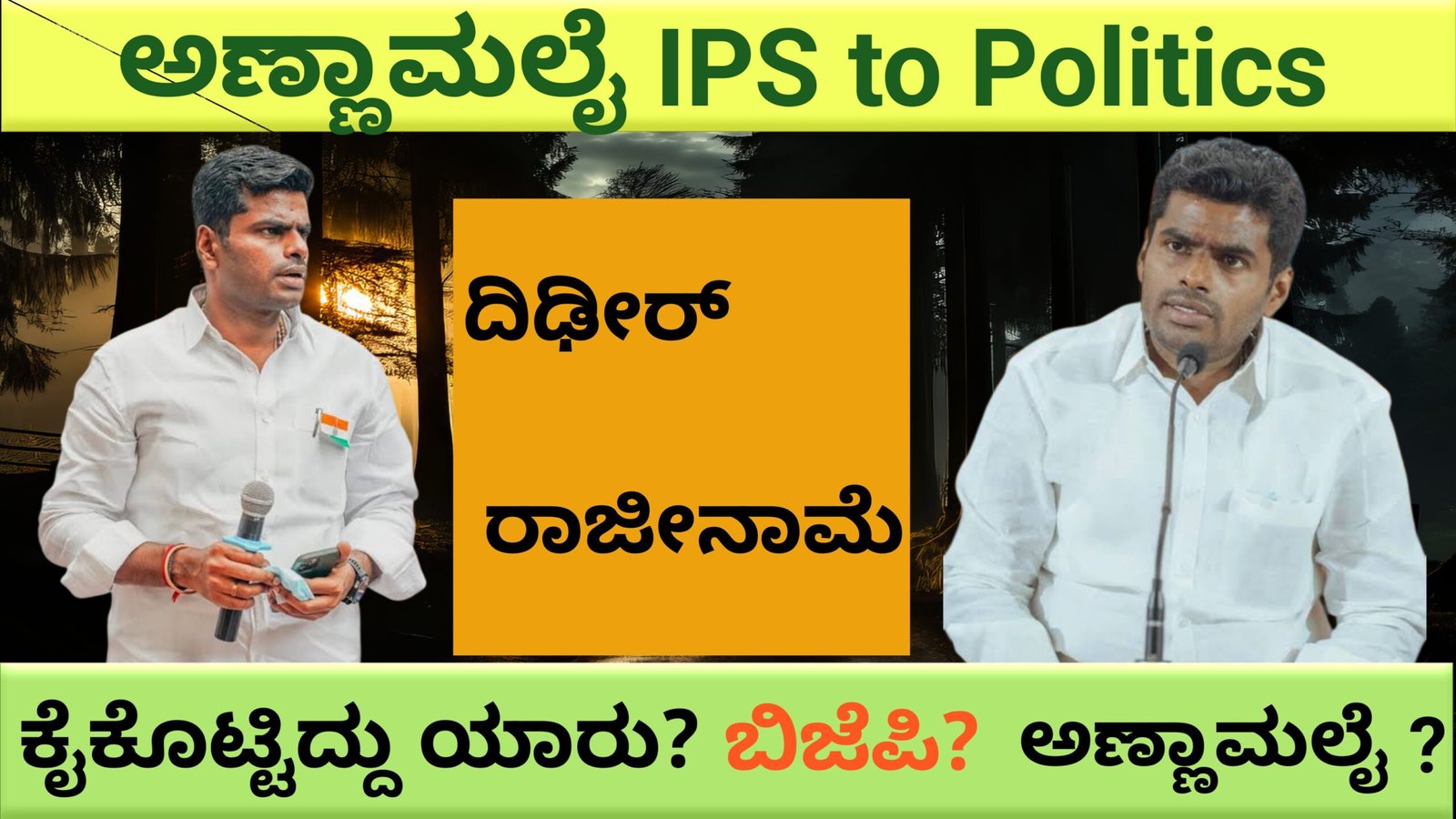 Annamalai IPS to Politics