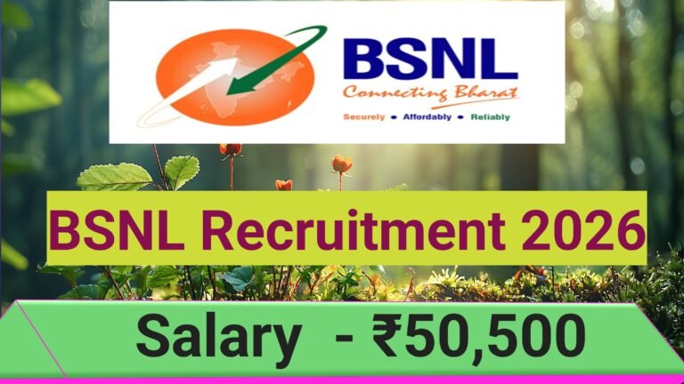 BSNL Senior Executive Trainee Notification 2026