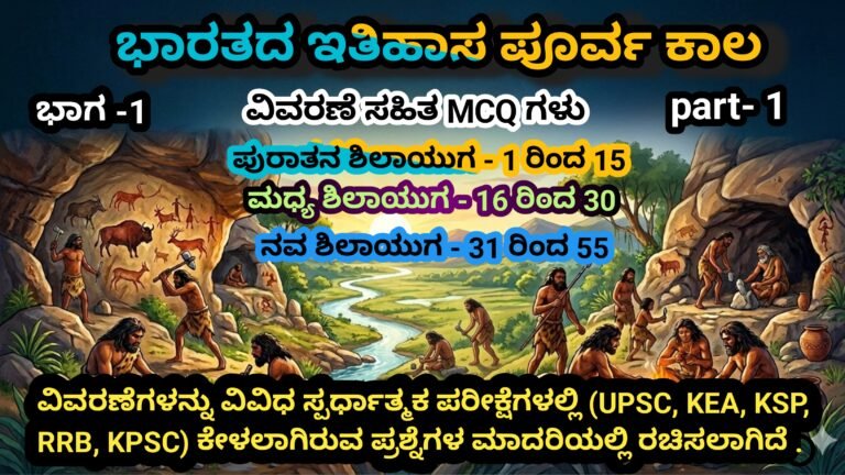 Indian Prehistoric Period part 1