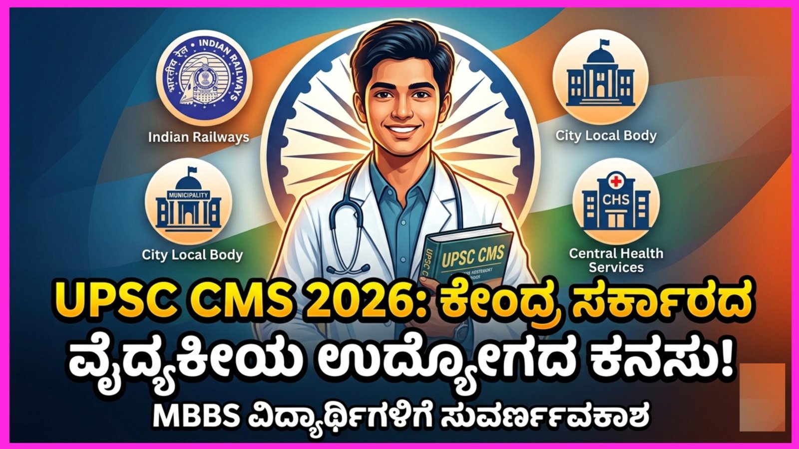 UPSC CMS Recruitment 2026