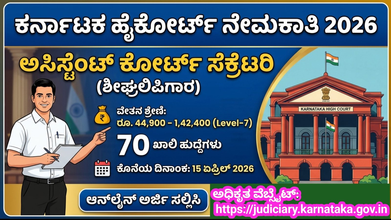 Karnataka High Court Recruitment 2026