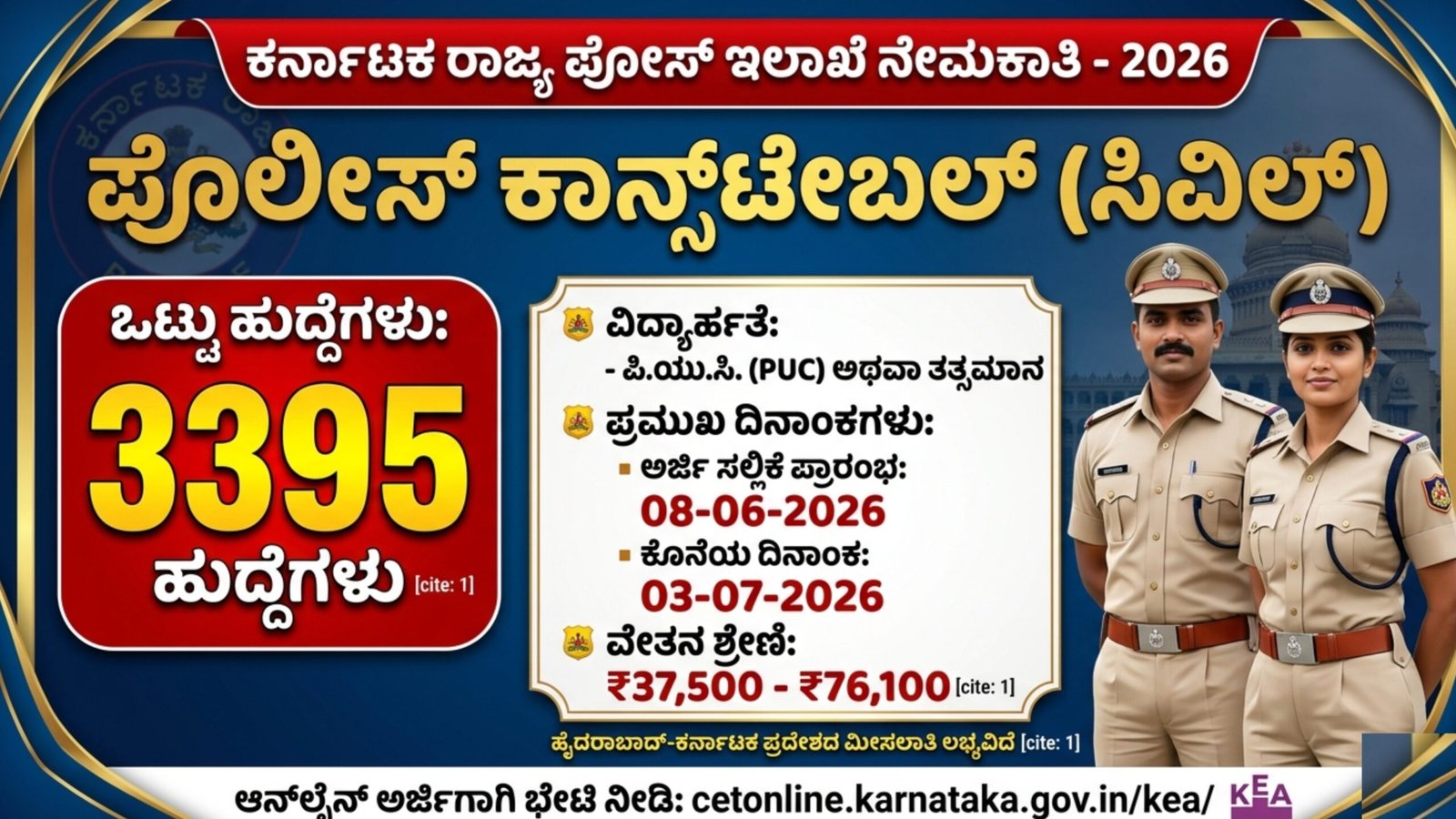 Police constable Recruitment 2026